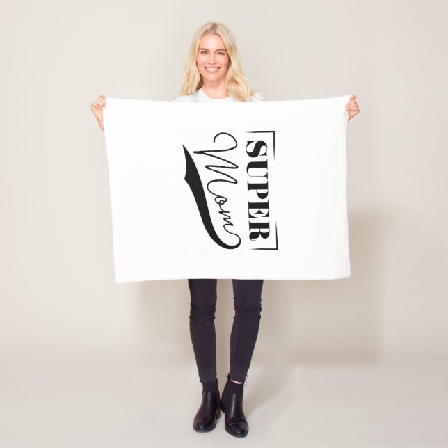 Super Mom Fleece Blanket (In Situ)