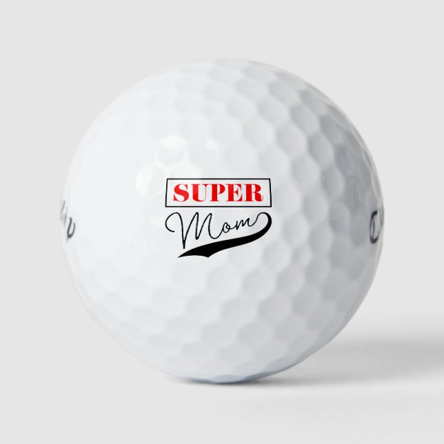 Super Mom Golf Balls (Front)