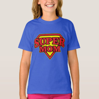 Super Mom Hero Design T-Shirt