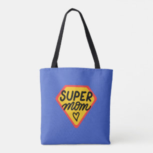 Super Mom Hero Mother Funny Mothers Day Gifts Tote Bag