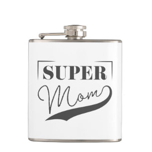 Super Mom Hip Flask