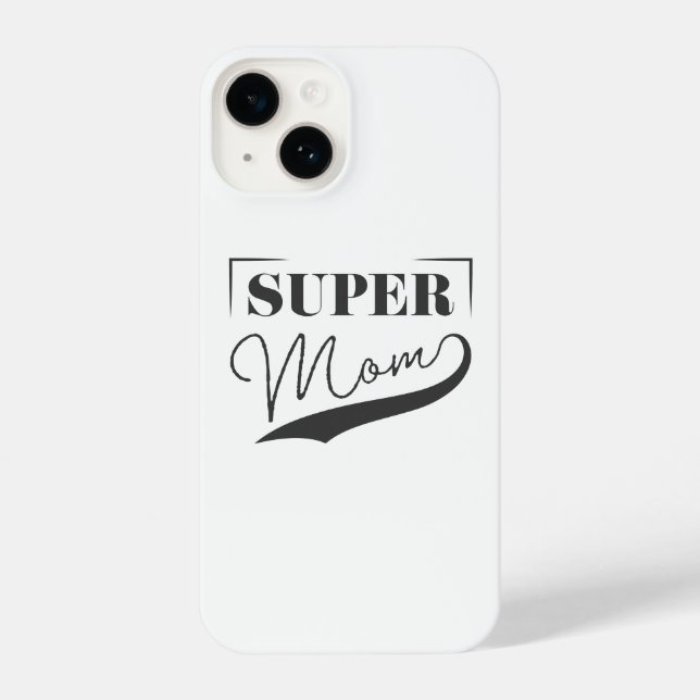 Super Mom iPhone Case (Back)