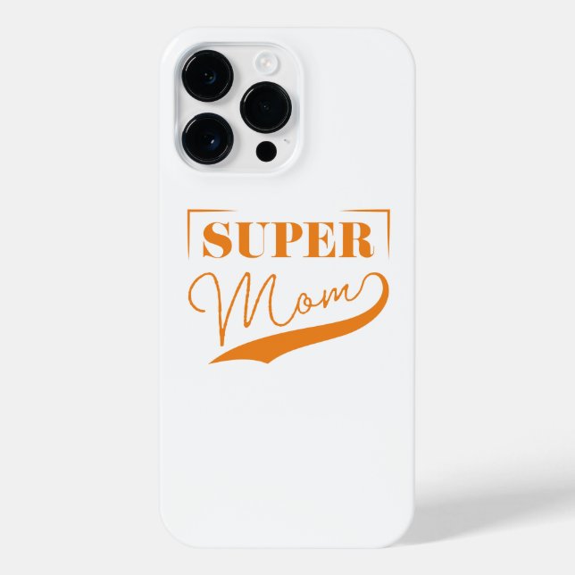 Super Mom iPhone Case (Back)