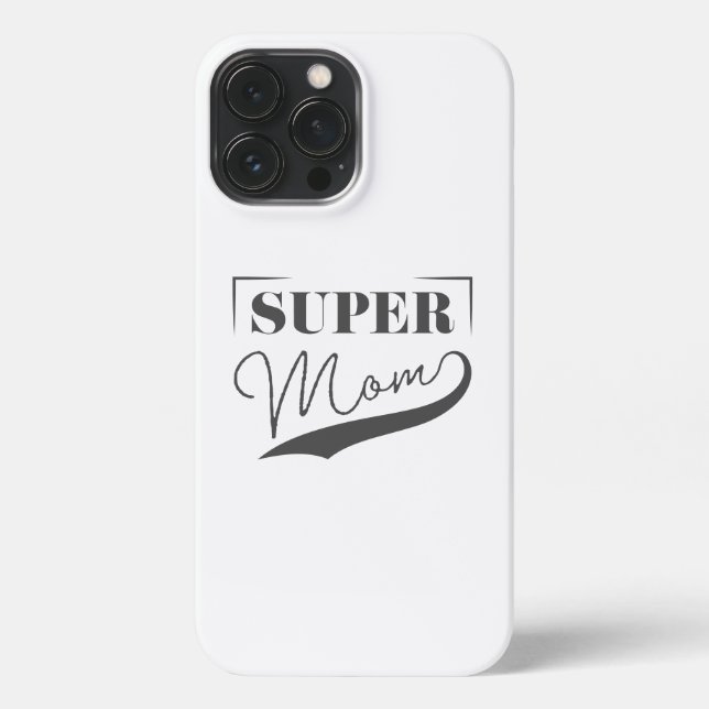 Super Mom iPhone Case (Back)