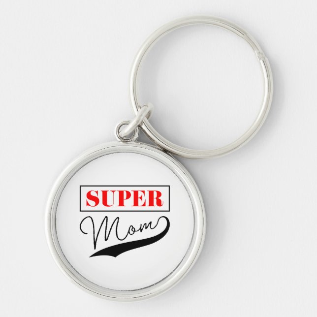 Super Mom Keychain (Front)
