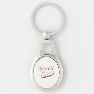 Super Mom Keychain