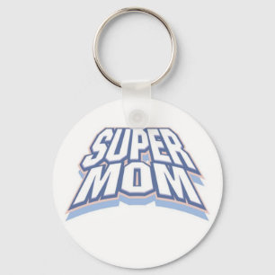 SUPER MOM KEYCHAIN