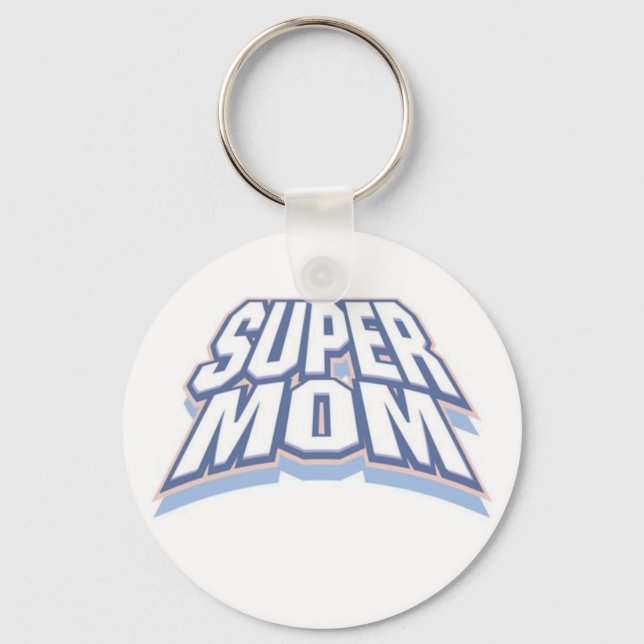 SUPER MOM KEYCHAIN (Front)