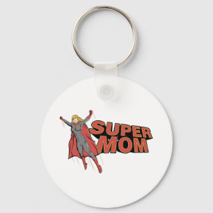 Super Mom Keychain