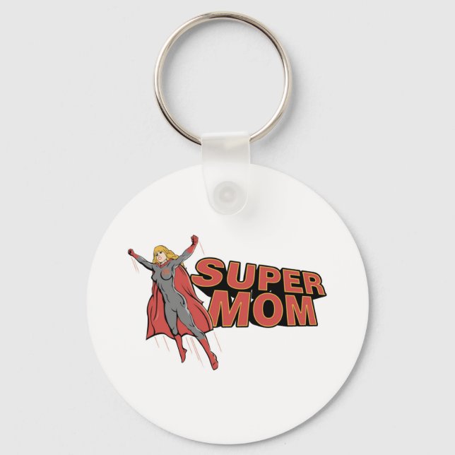 Super Mom Keychain (Front)