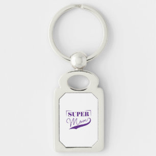 Super Mom Keychain