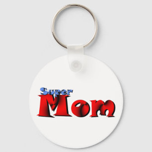 Super Mom Keychain