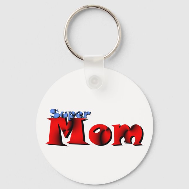 Super Mom Keychain (Front)