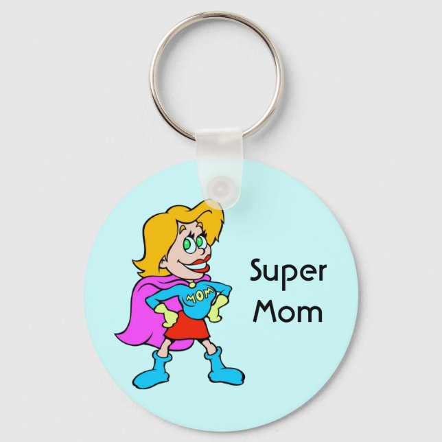 Super Mom Keychain (Front)