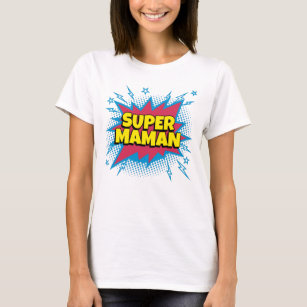 Super Mom - Lightning and Superhero T-Shirt