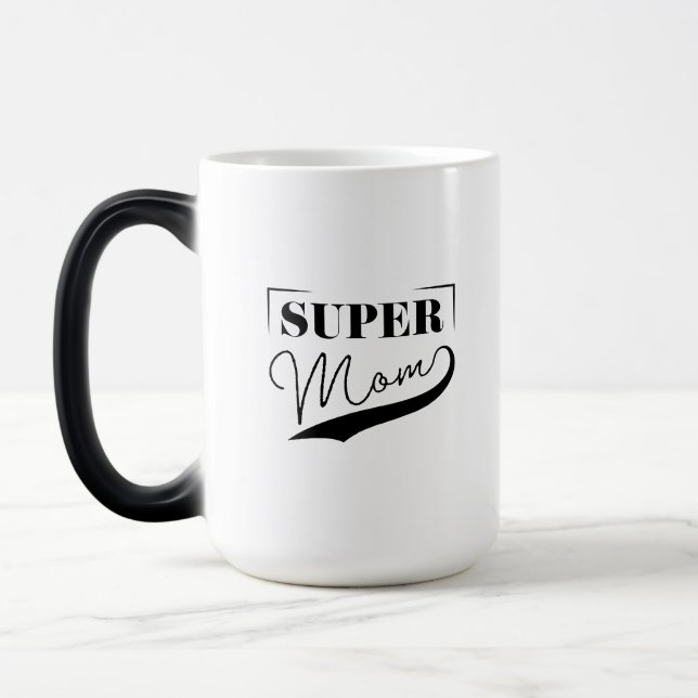 Super Mom Magic Mug (Left)