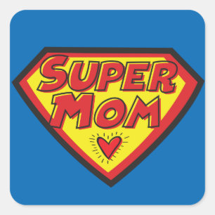 Super Mom - Matte, Square Sticker