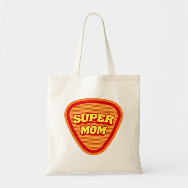 Super Mom Mother's Day Tote Bag (Front)