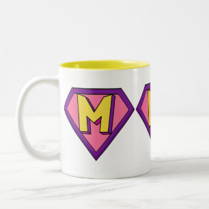 Super Mom Mother's Day Two-Tone Coffee Mug