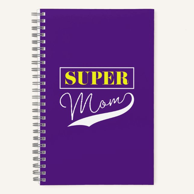 Super Mom  Notebook (Front)