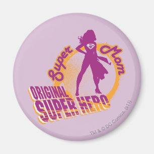 Super Mom Original Super Hero Magnet