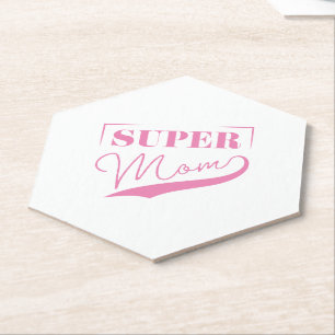 Super Mom Paper Coaster