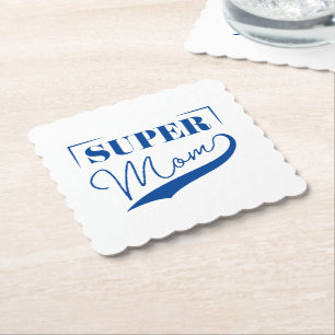 Super Mom Paper Coaster