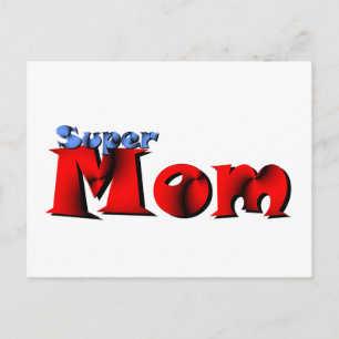 Super Mom Postcard