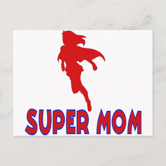 Super Mom Postcard (Front)