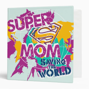 Super Mom Saving the World Binder