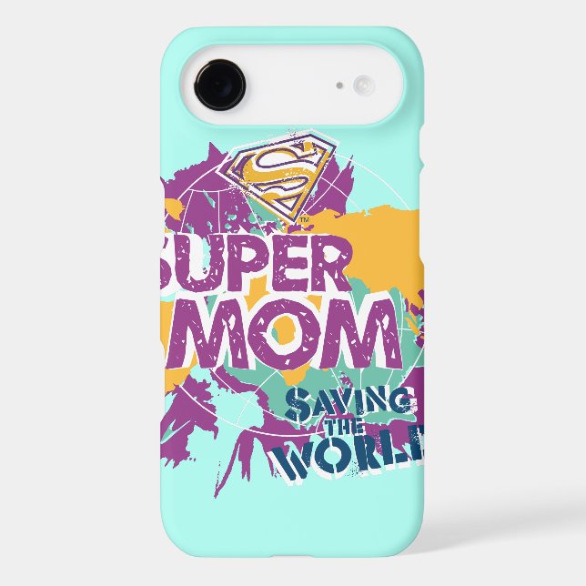 Super Mom Saving the World Case-Mate iPhone Case (Back)