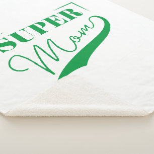 Super Mom Sherpa Blanket