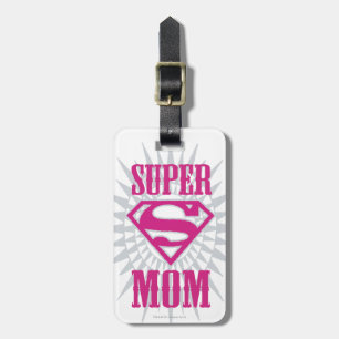 Super Mom Starburst Luggage Tag