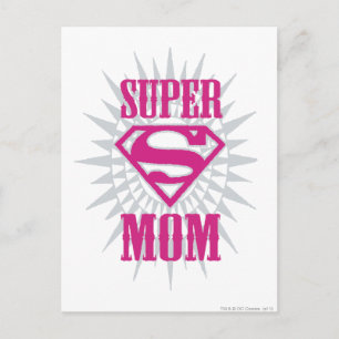 Super Mom Starburst Postcard