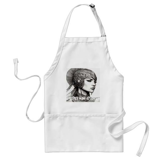 Super Mom Template Aprons (Front)