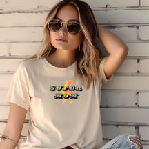 Super Momsimple typographie Tshirt
