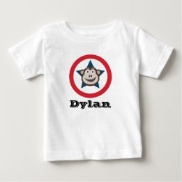 Super Monkey Gerber Cotton Shorr-Sleeved Vest Baby T-Shirt