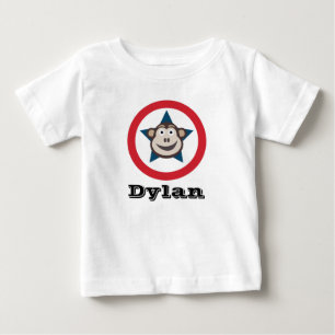 Super Monkey Gerber Cotton Shorr-Sleeved Vest Baby T-Shirt
