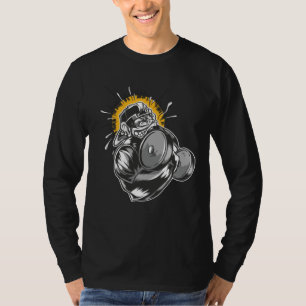 Super Monkey Gym Design T-Shirt