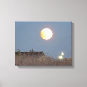 Super Moon canvas Print