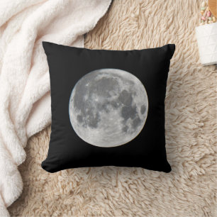 Super Moon Mendota Heights Minnesota Throw Pillow