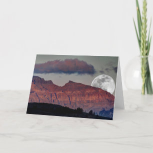 Super Moon Note Card