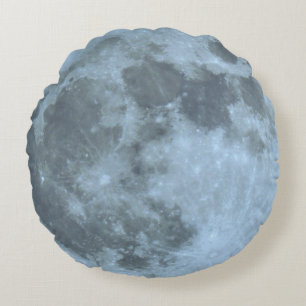 Super Moon Round Pillow
