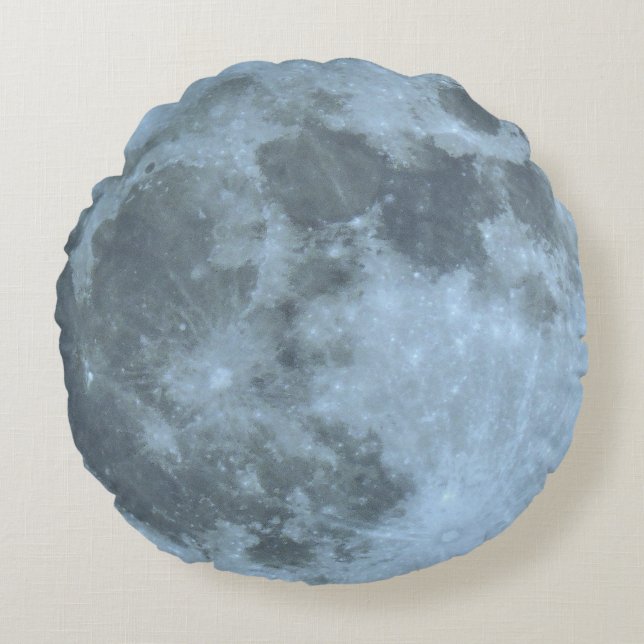 Super Moon Round Pillow (Front)