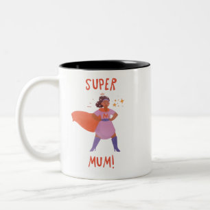 Super Mum Empowering Superhero Mom Gift Coffee Cup