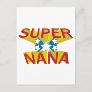 SUPER NANA POSTCARD