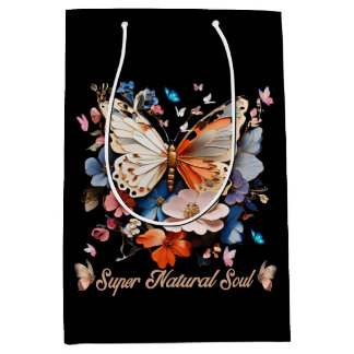 Super Natural Soul: Butterfly Garden Art Medium Gift Bag