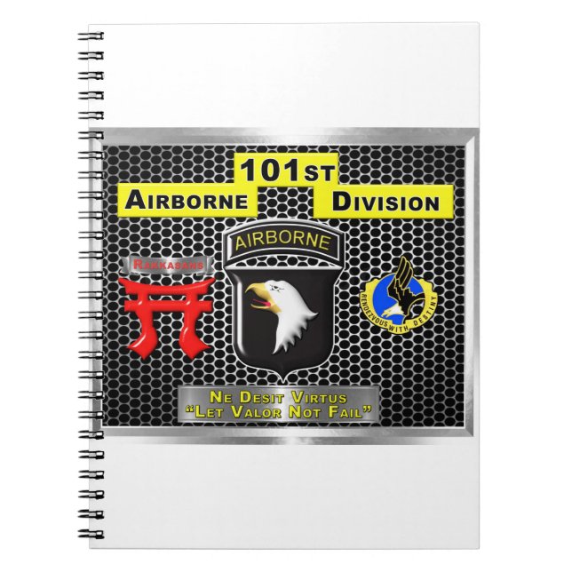 Super New Design of 101st Airborne Division Notebook (Front)