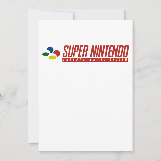 Super Nintendo Console 90S Vintage Retro Video Gam (Front)