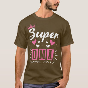 Super Nonna Niece Grandson Gift Best Grandmother 3 T-Shirt